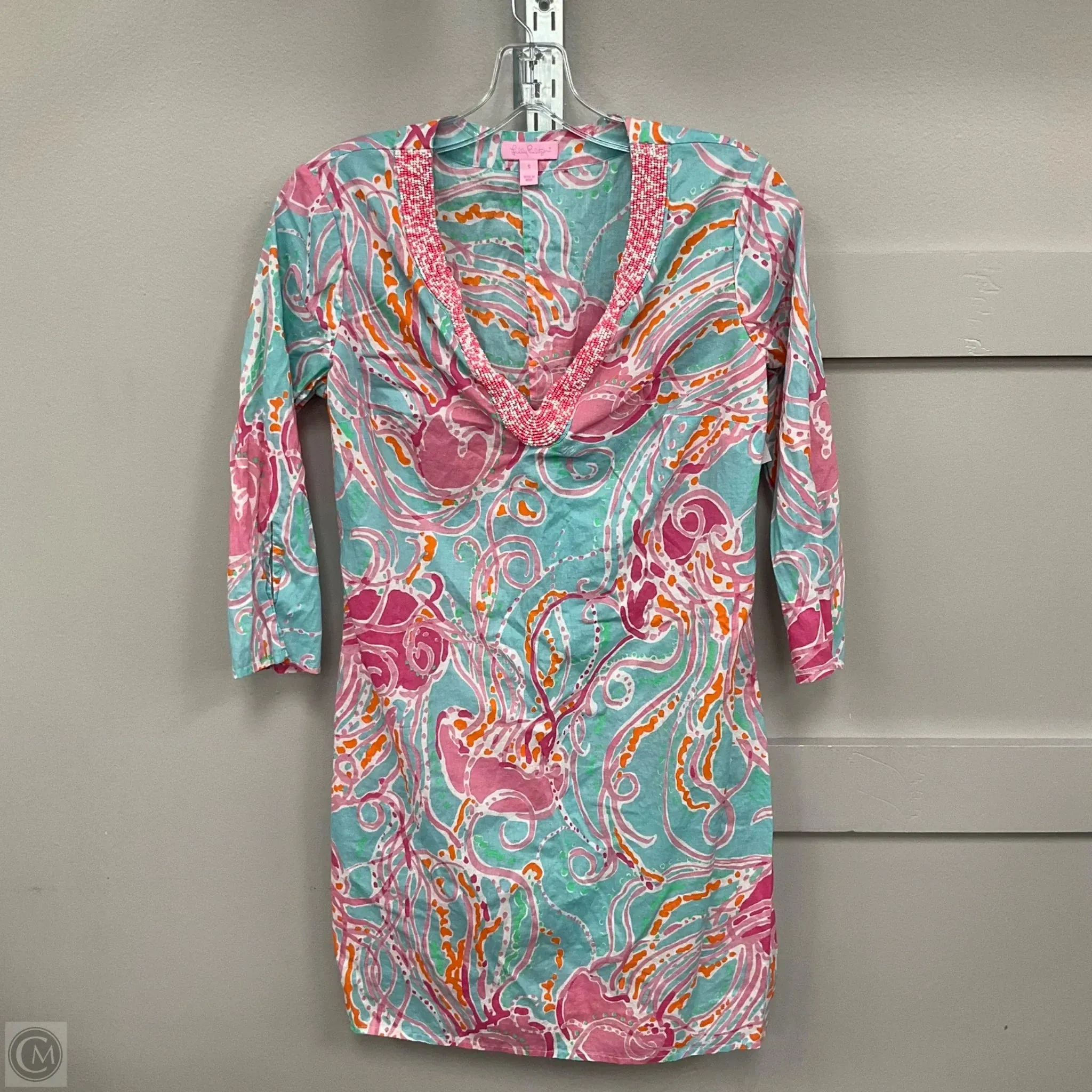 Dress Designer By Lilly Pulitzer In Blue & Pink, Size: S