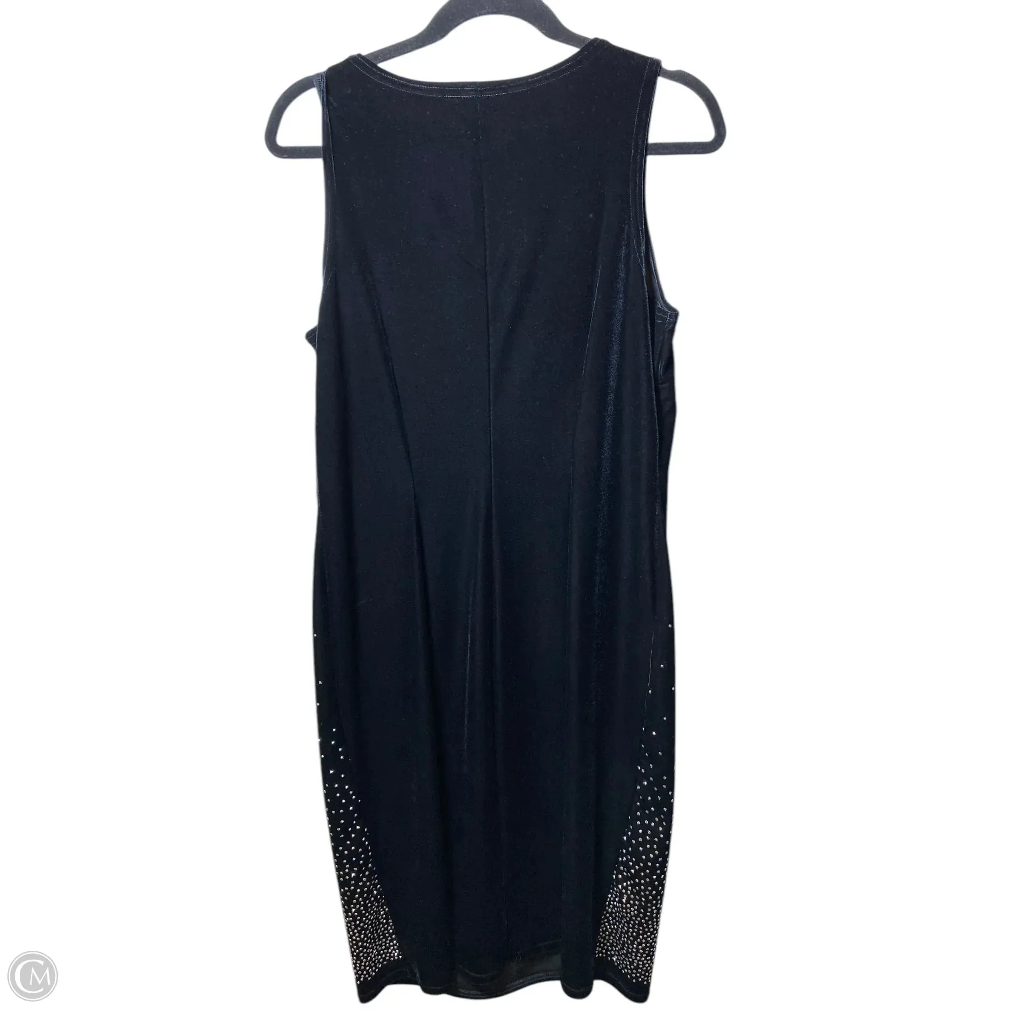 Dress Party Midi By Cmc In Black & Silver, Size: L