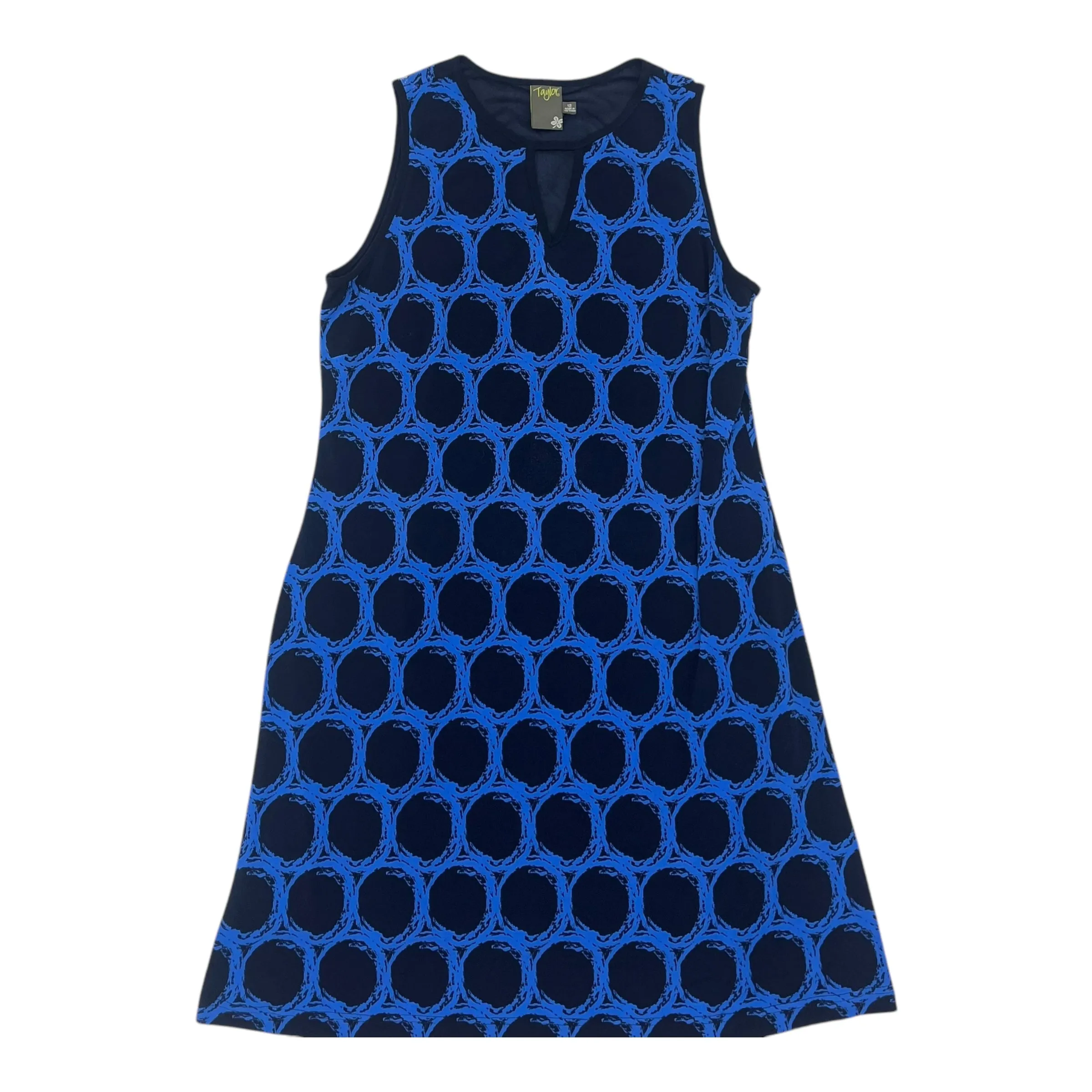 Dress Work By Taylor In Blue, Size:12