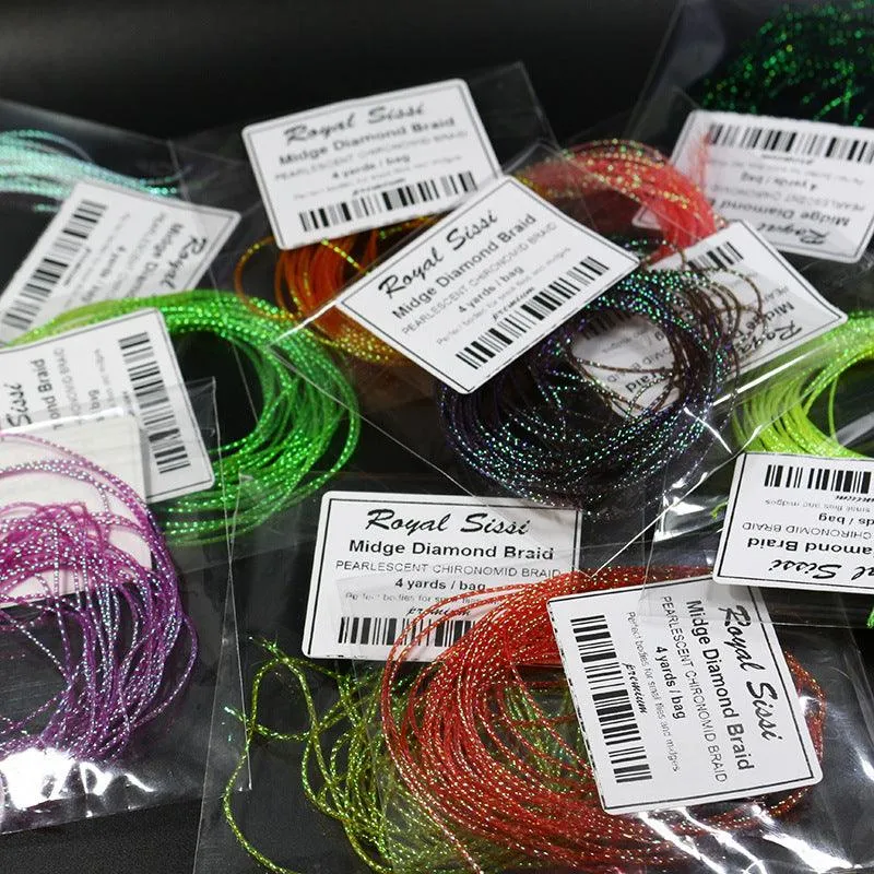Dr.Fish 4M Crystal Flash Line Fly Tying Material (10 colors)