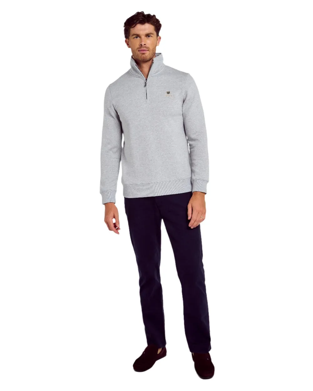 Dubarry Mens Boyce Zip Neck Sweater