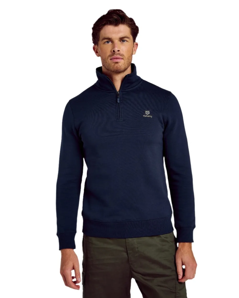 Dubarry Mens Boyce Zip Neck Sweater