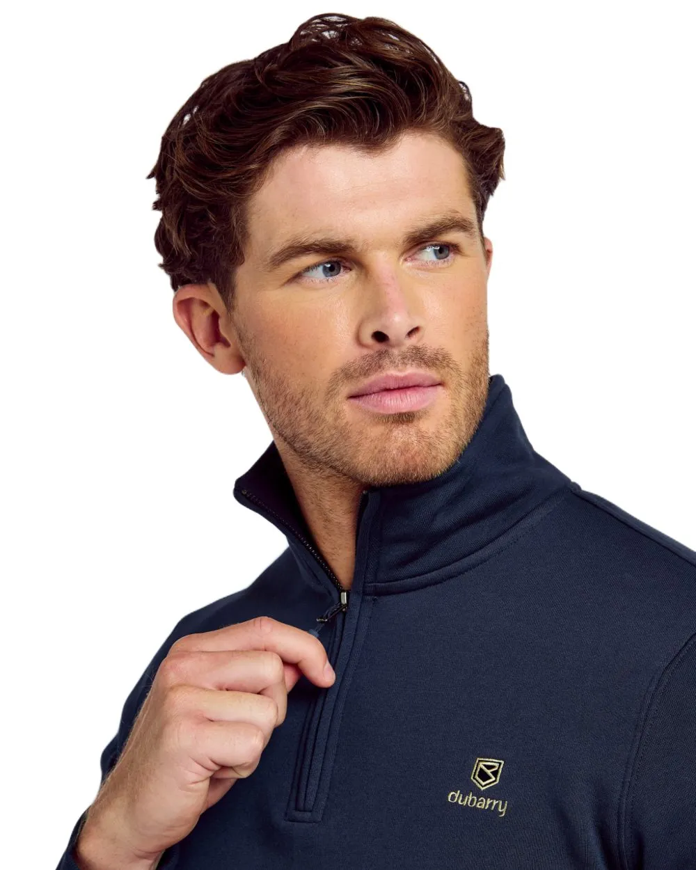 Dubarry Mens Boyce Zip Neck Sweater
