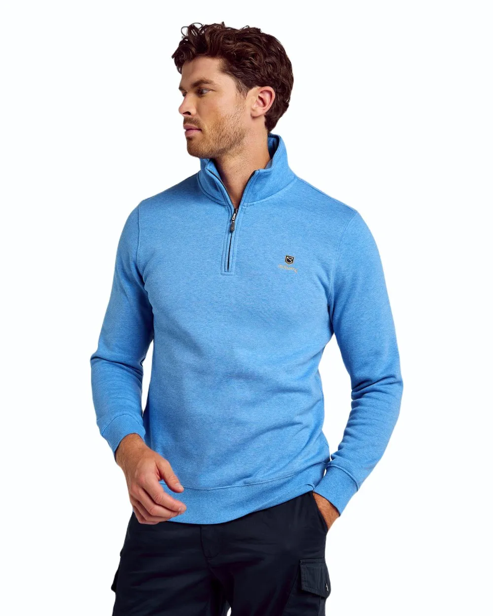 Dubarry Mens Boyce Zip Neck Sweater