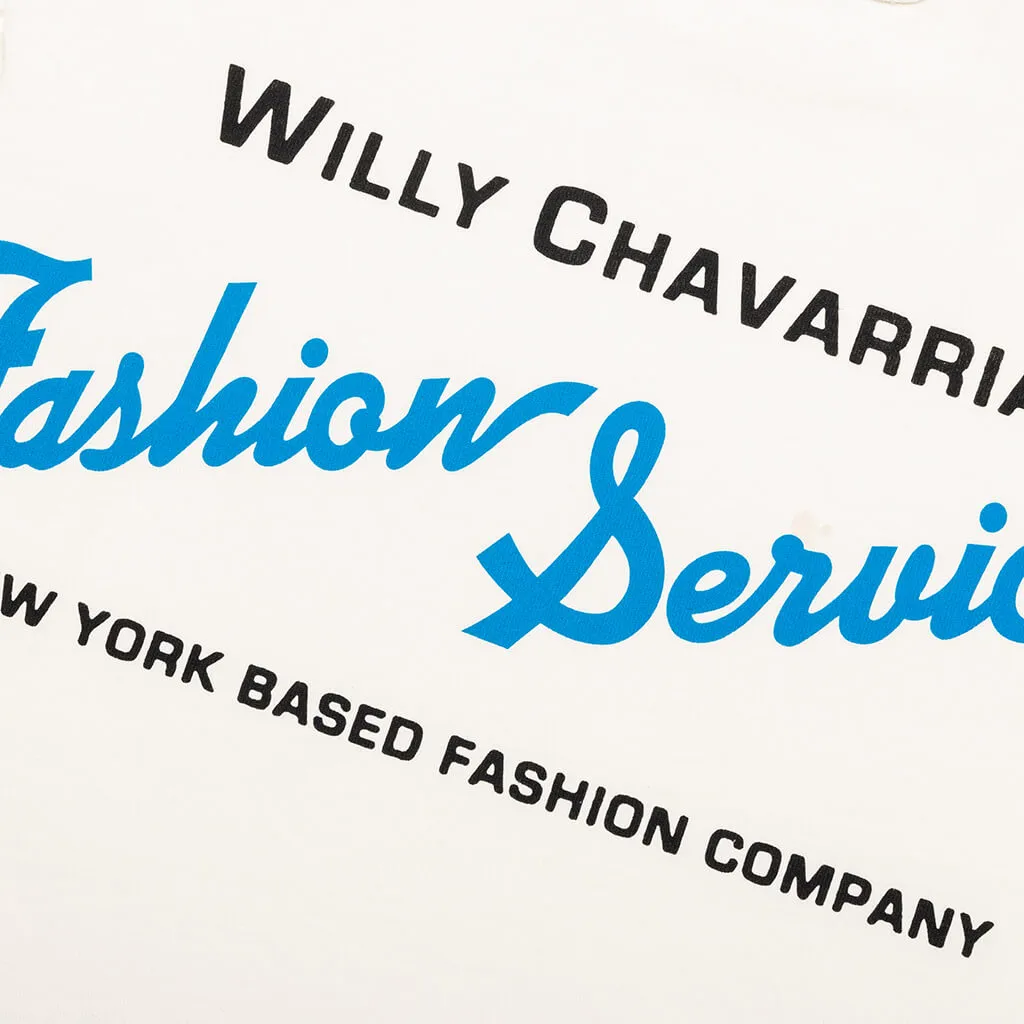 Fashion Services S/S Buffalo Tee - Cream