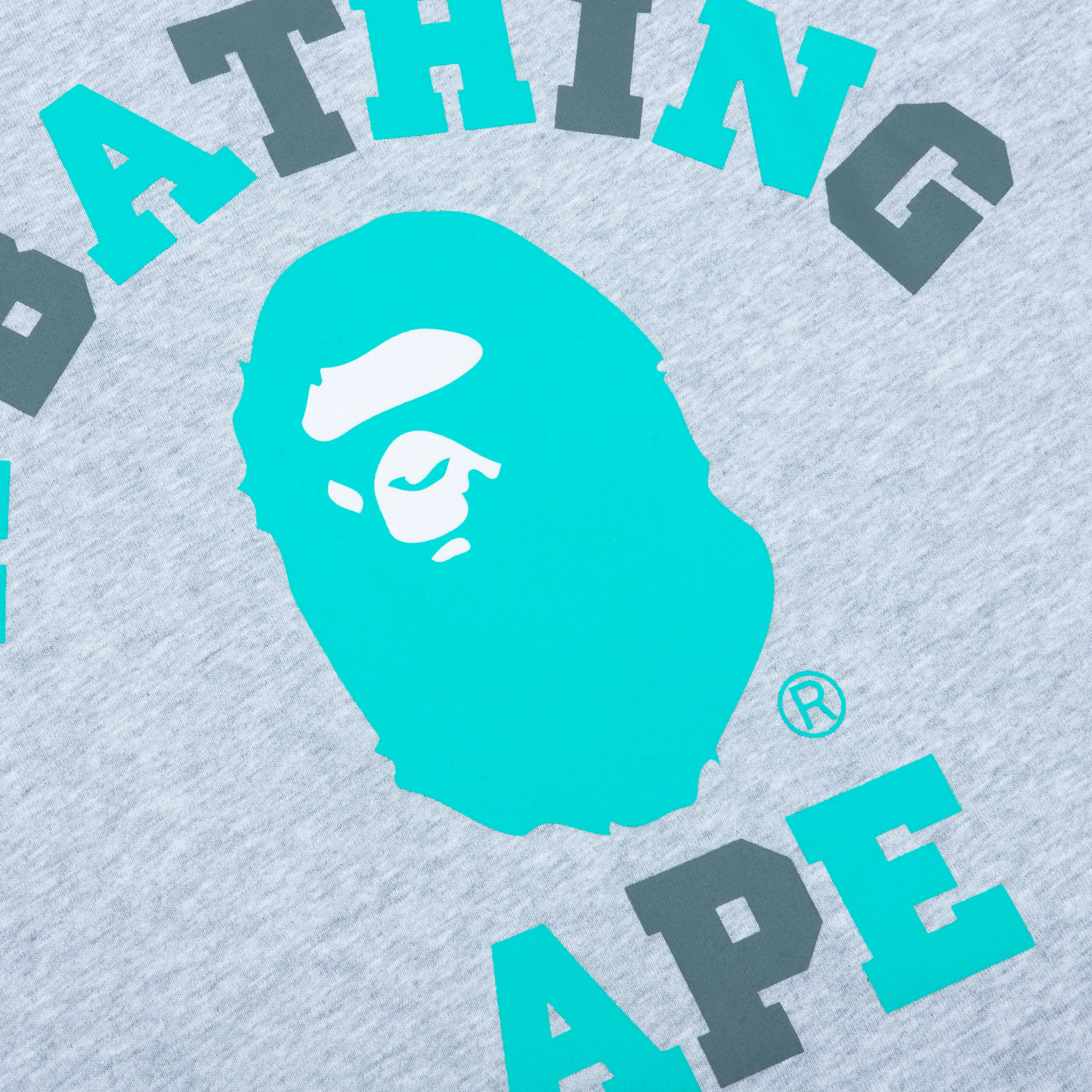 Feature x Bape College Relaxed Fit Tee - Gray