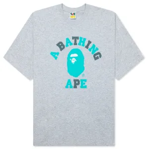 Feature x Bape College Relaxed Fit Tee - Gray