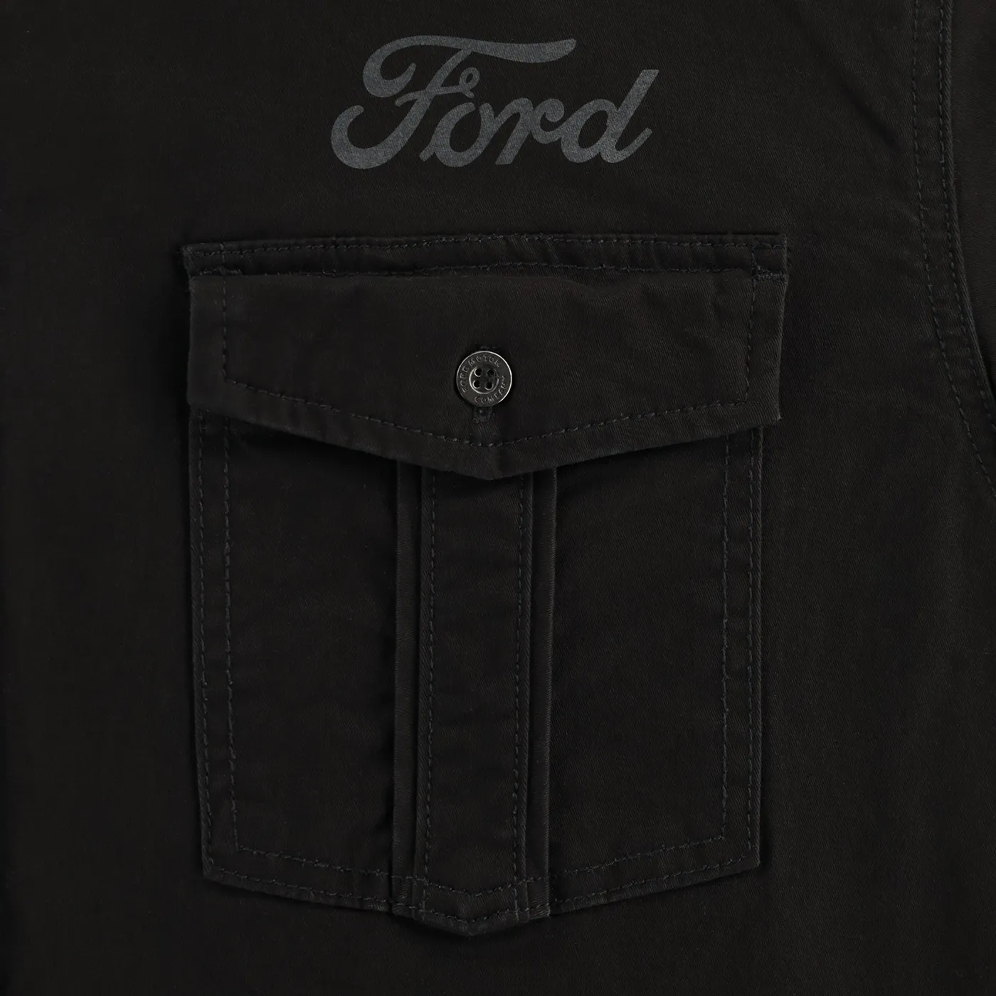 Ford Script Logo Men's LS Mechanic Shirt