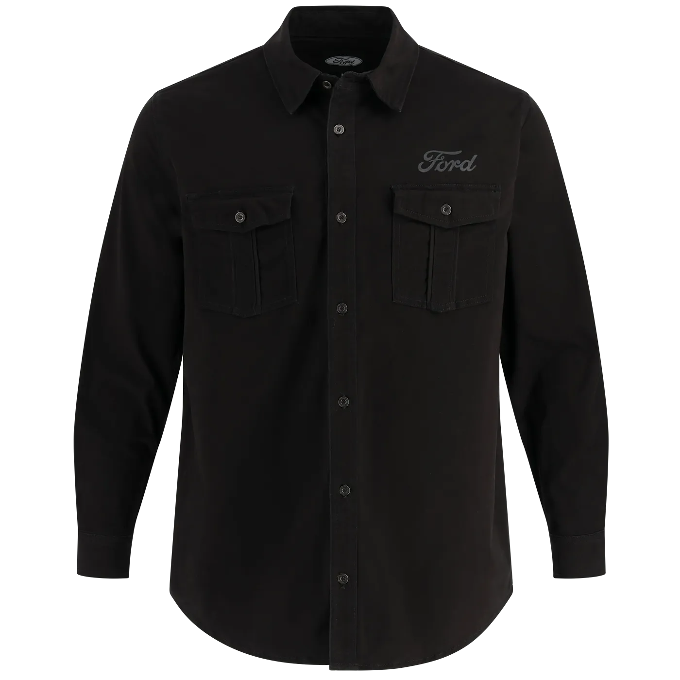 Ford Script Logo Men's LS Mechanic Shirt