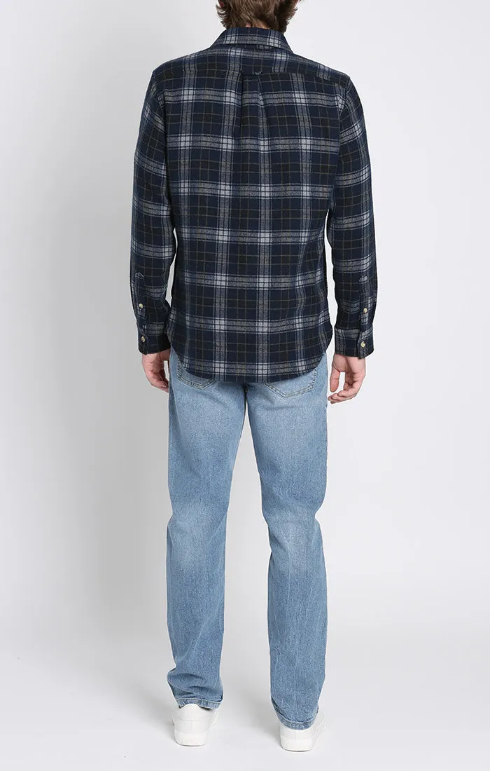 Franklin Stretch Poly Flannel Overshirt