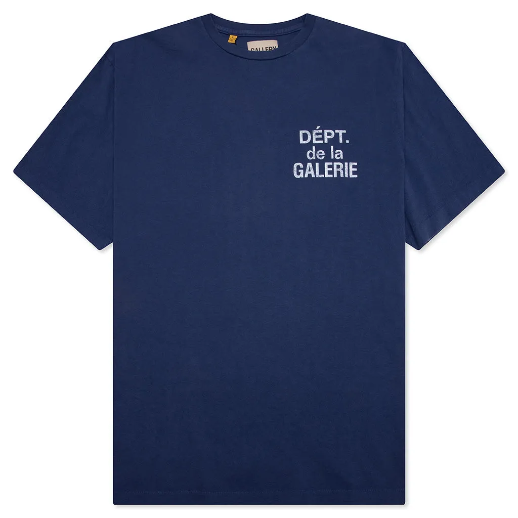 French S/S Tee - Navy