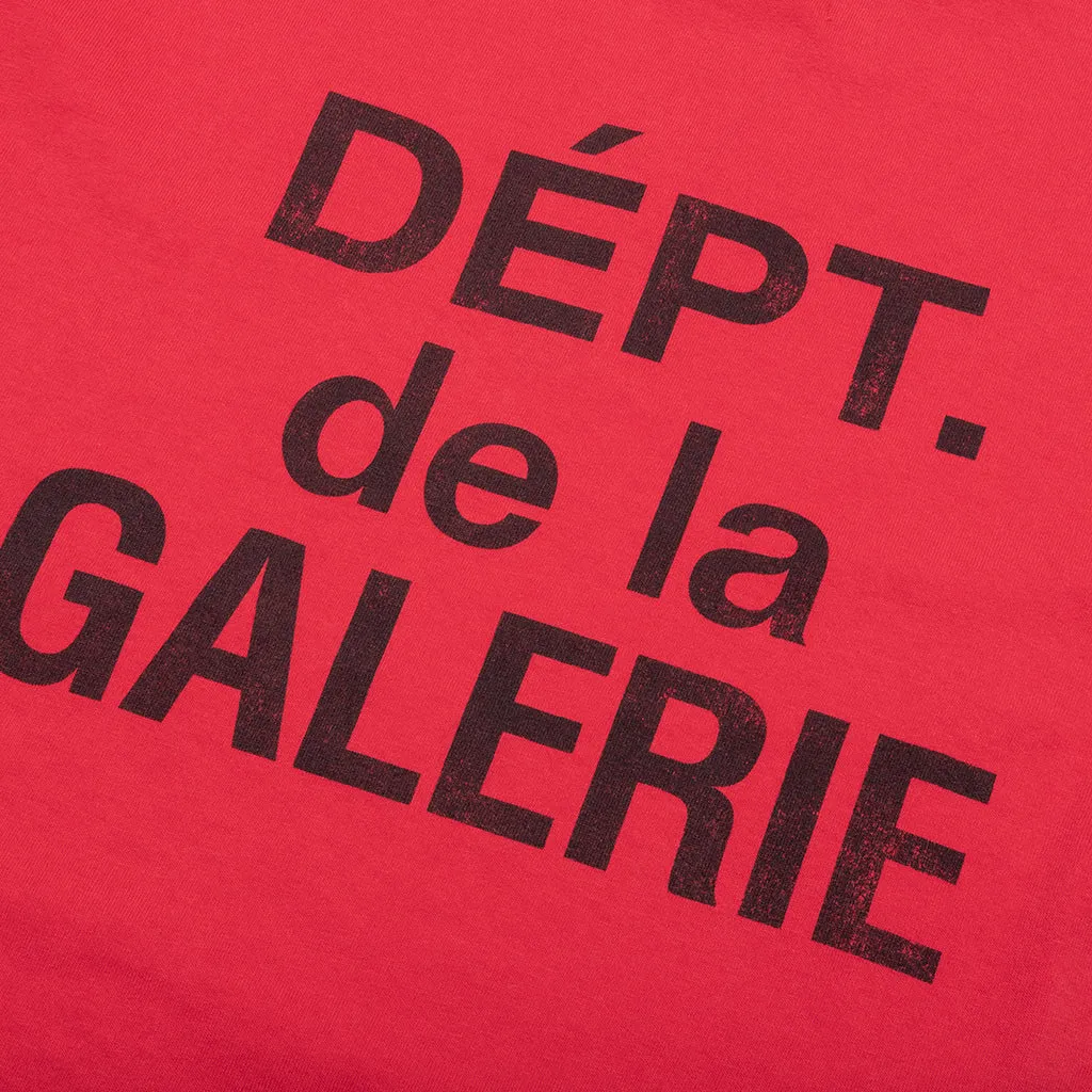 French S/S Tee - Red