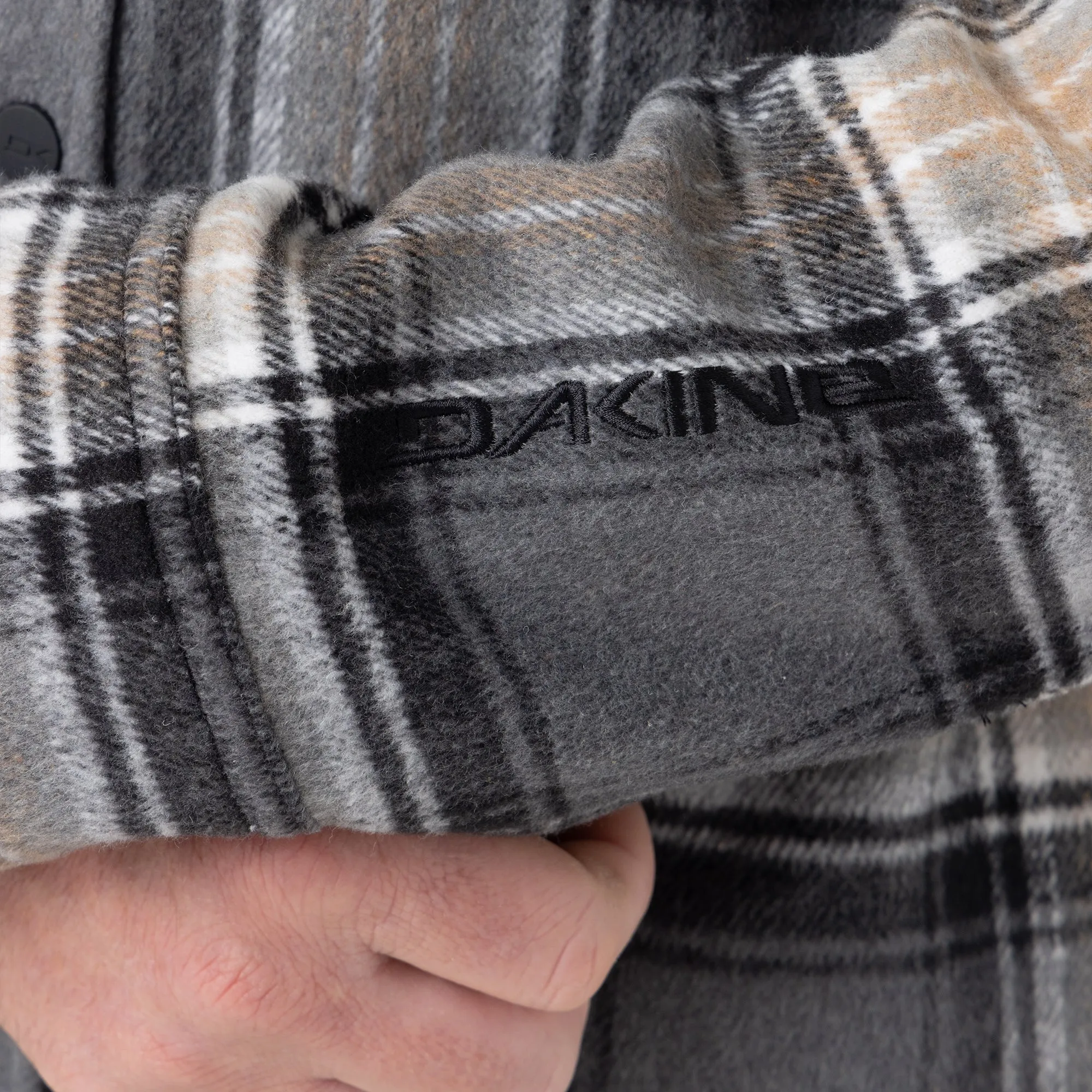 Front Snap Fleece Jacket - Greypld