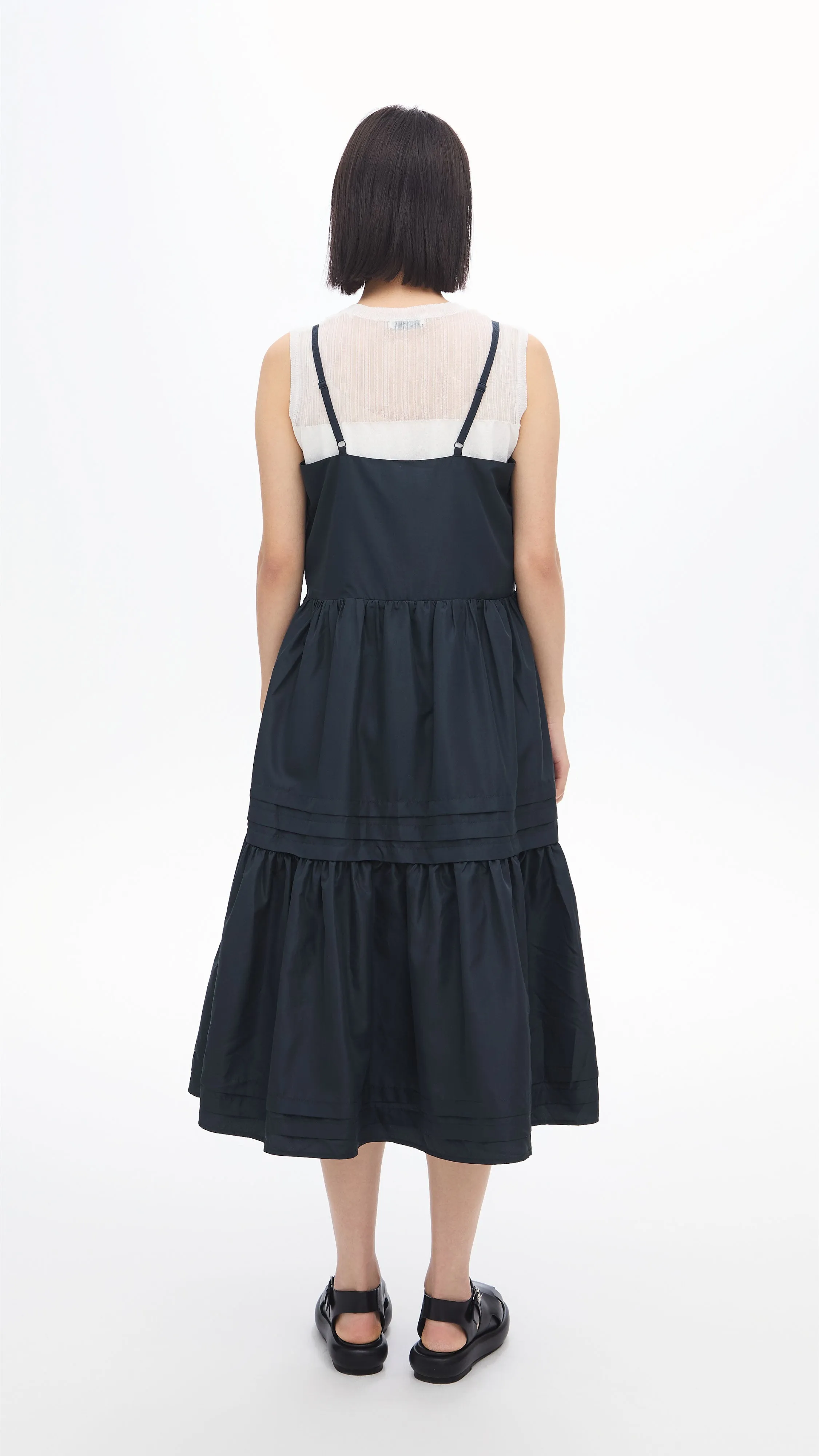 Gather Pleaded Dress