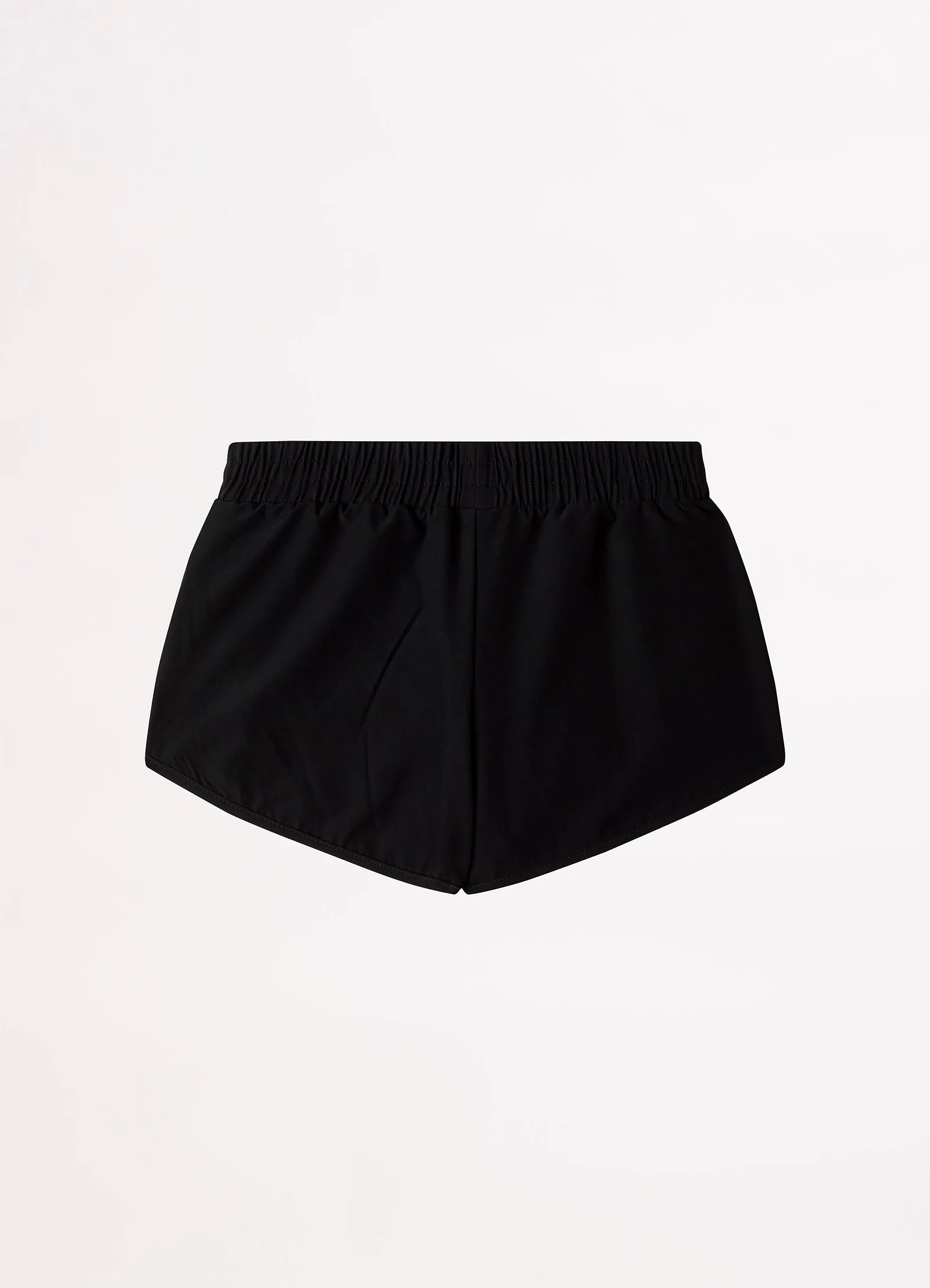Girls Summer Essential Basic Boardshort  - Black
