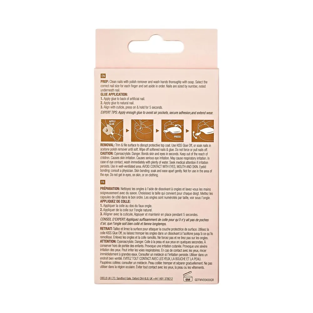 Gold Finger Trendy Wider Fit Toenails - Cow Said [GDTW01]