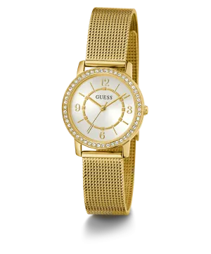 GUESS Ladies Gold Tone Analog Watch