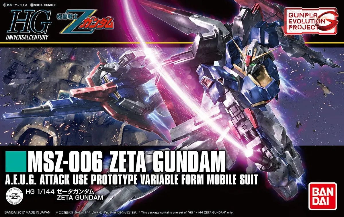 Gundam 1/144 HGUC #203 MSZ-006 Zeta Gundam Revive Model Kit
