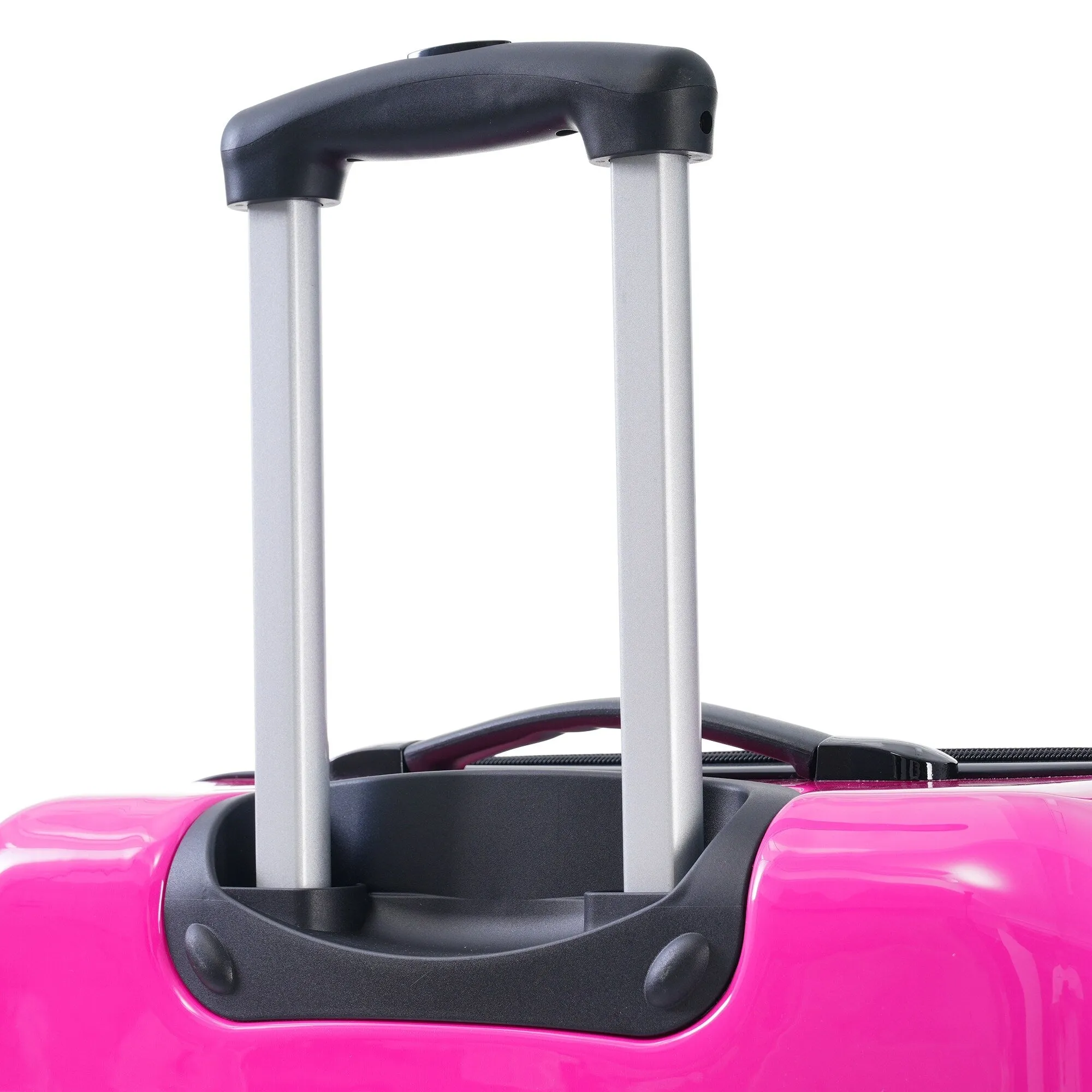 Hardshell Luggage Sets with Silicone Handles and TSA Lock, 3 Piece Gradient Color Expandable Suitcase with Spinner Wheels