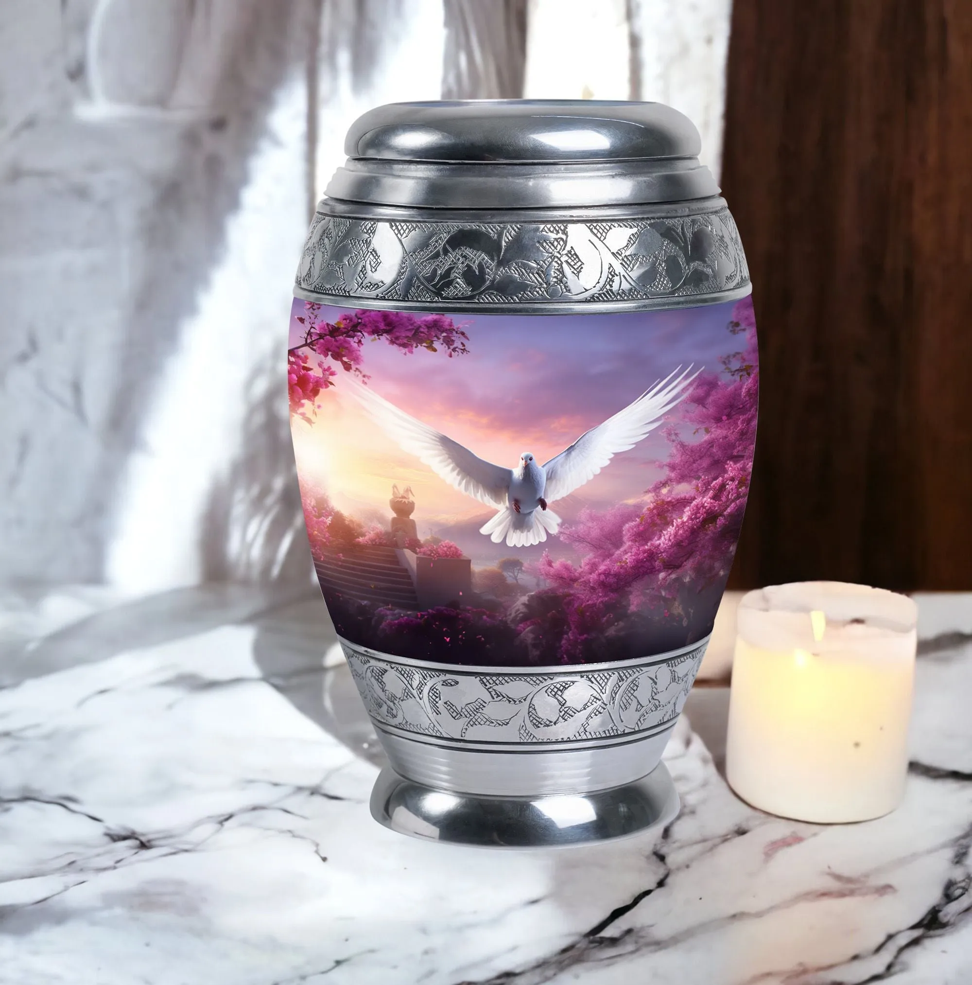 Harmony Dove Cremation Urn: Elegant Storage for Human Remains