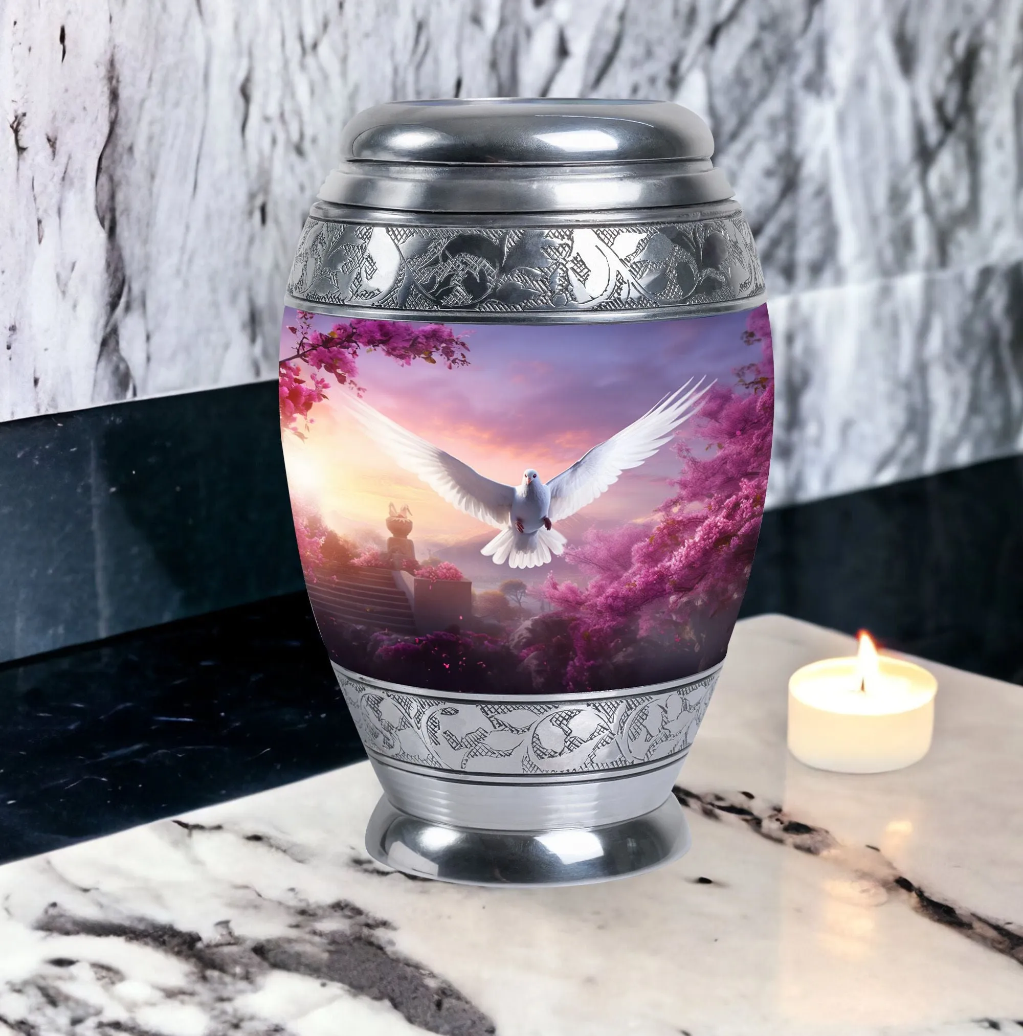 Harmony Dove Cremation Urn: Elegant Storage for Human Remains
