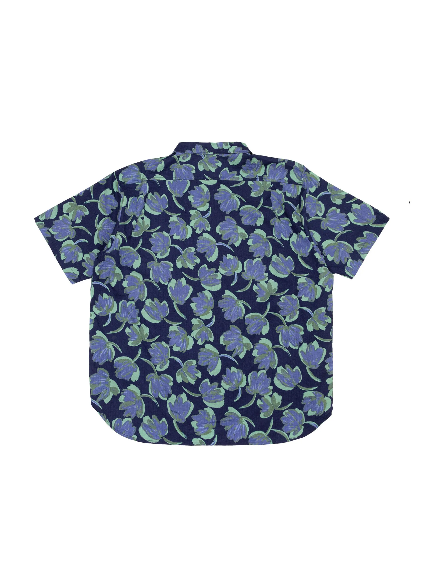 Home Party Short Sleeve Shirt Purple