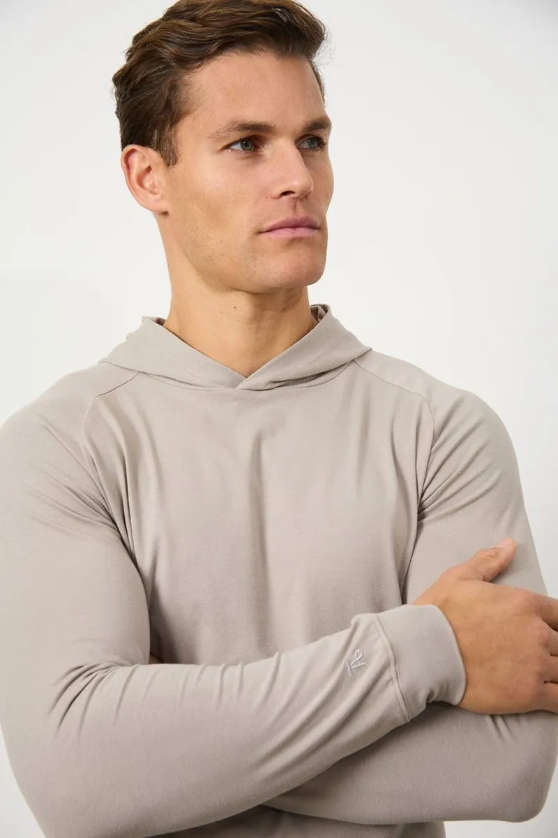 Hooded Top in Mink