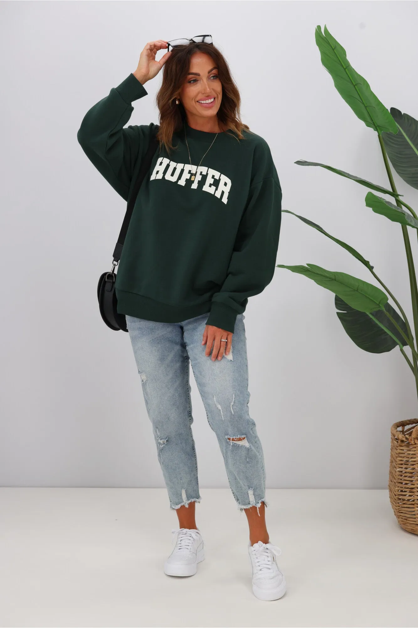 Huffer Easy Crew Evergreen