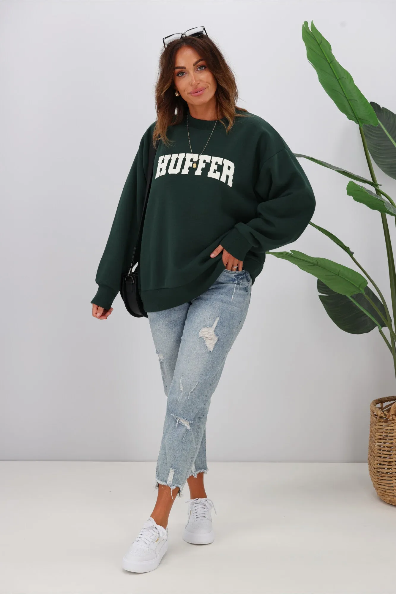 Huffer Easy Crew Evergreen