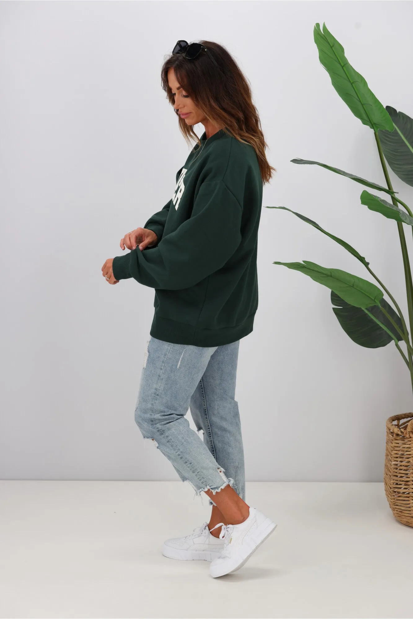 Huffer Easy Crew Evergreen