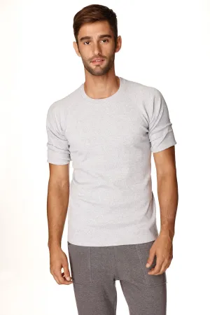 Hybrid CREW Neck Raglan Tee (Heather Grey)