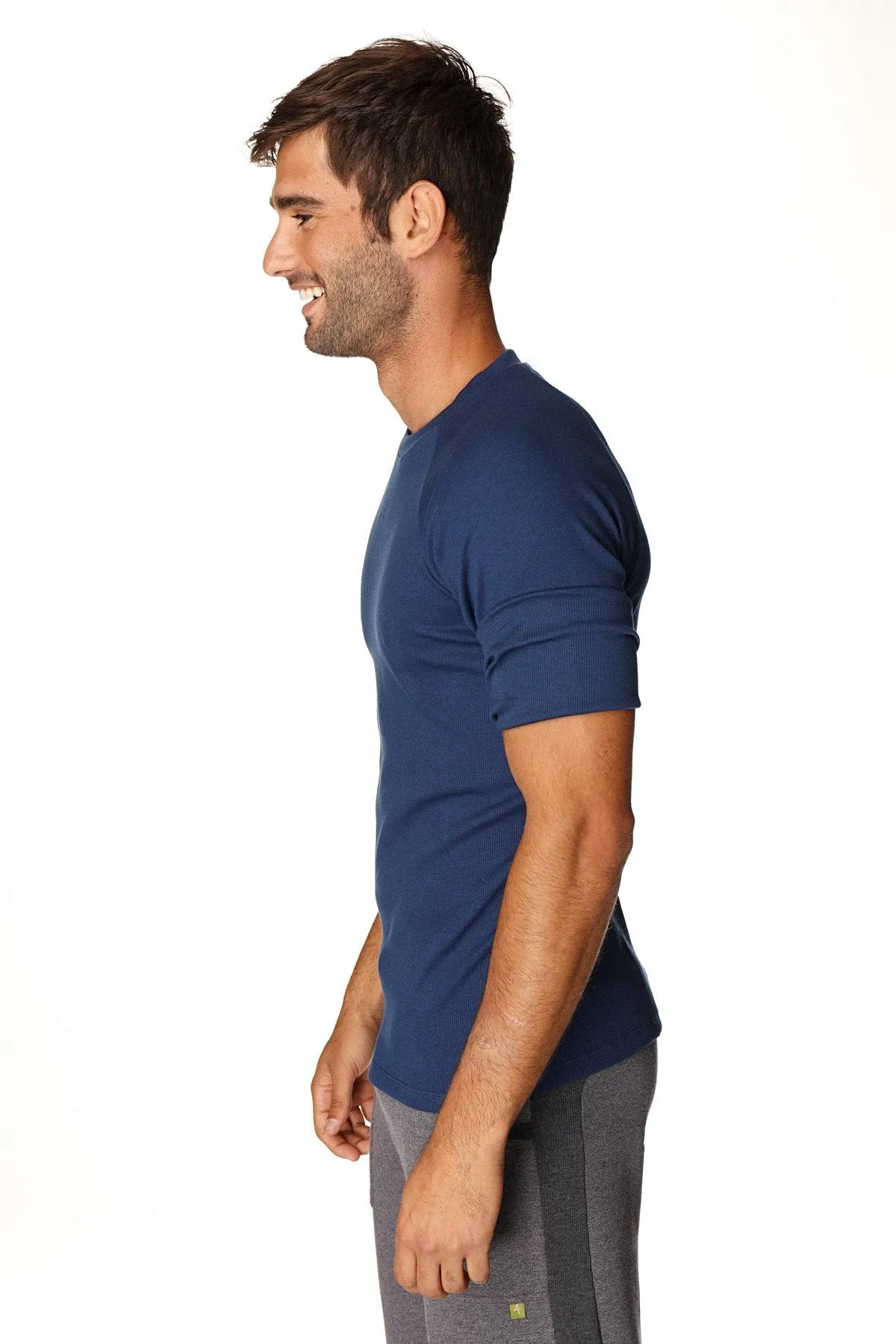 Hybrid CREW Neck Raglan Tee (Royal Blue)