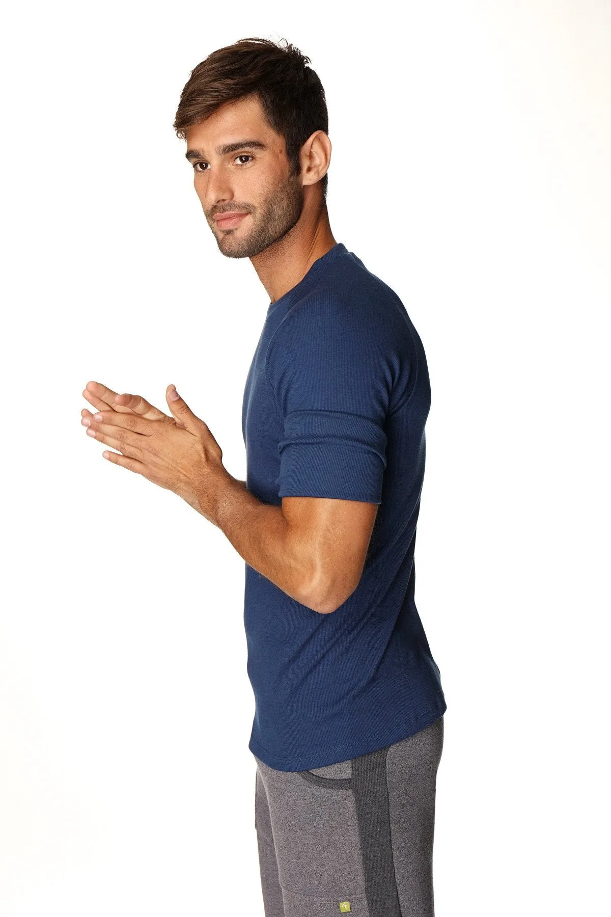 Hybrid CREW Neck Raglan Tee (Royal Blue)