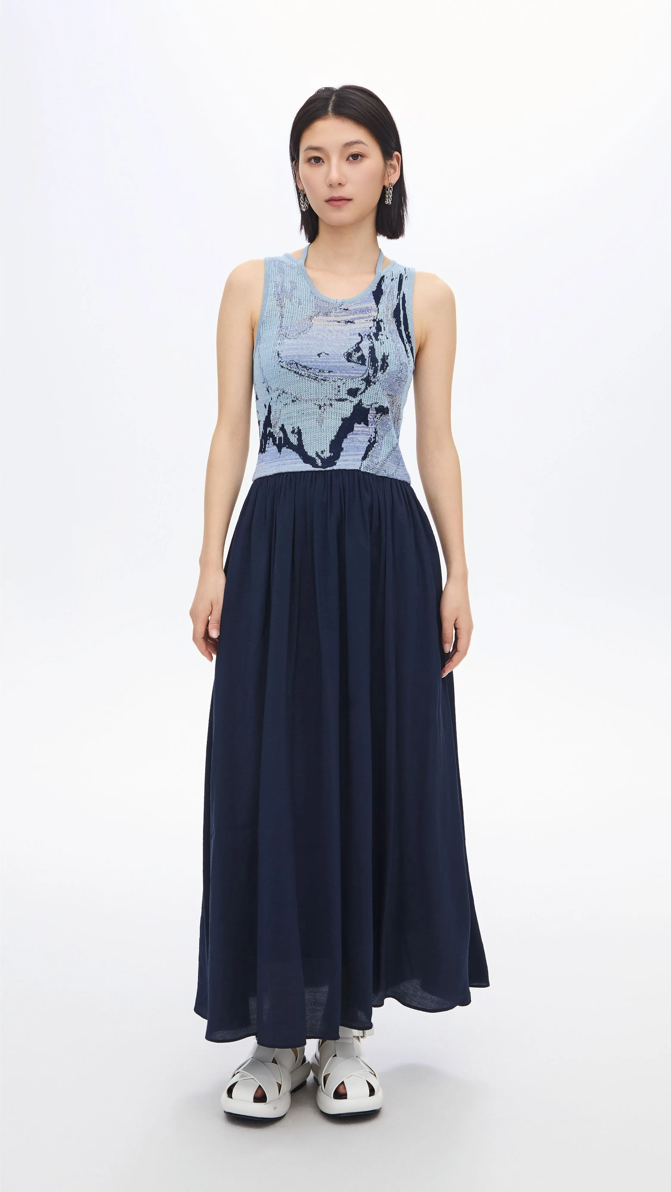 Jacquard 2 in 1 Dress