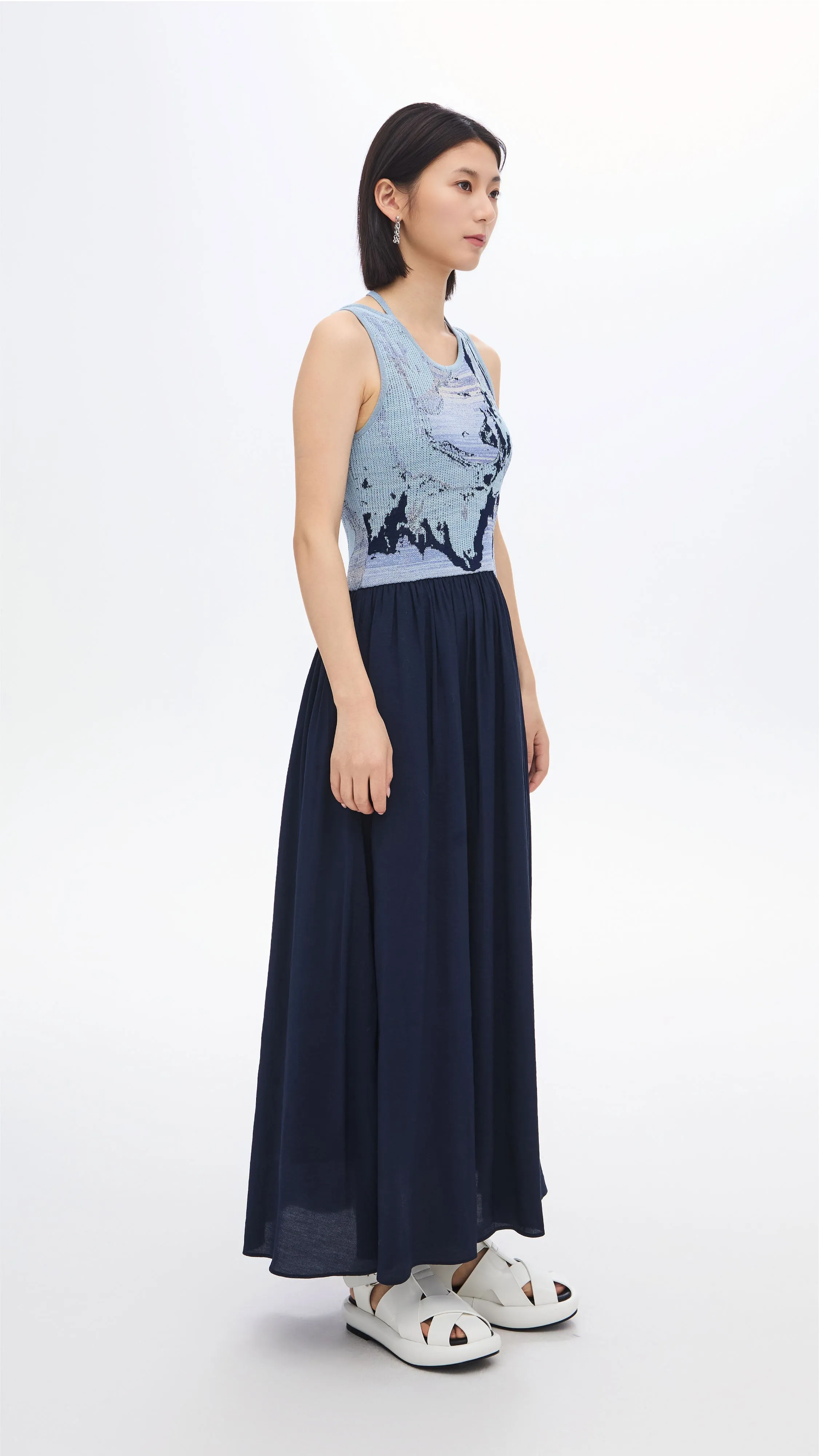 Jacquard 2 in 1 Dress
