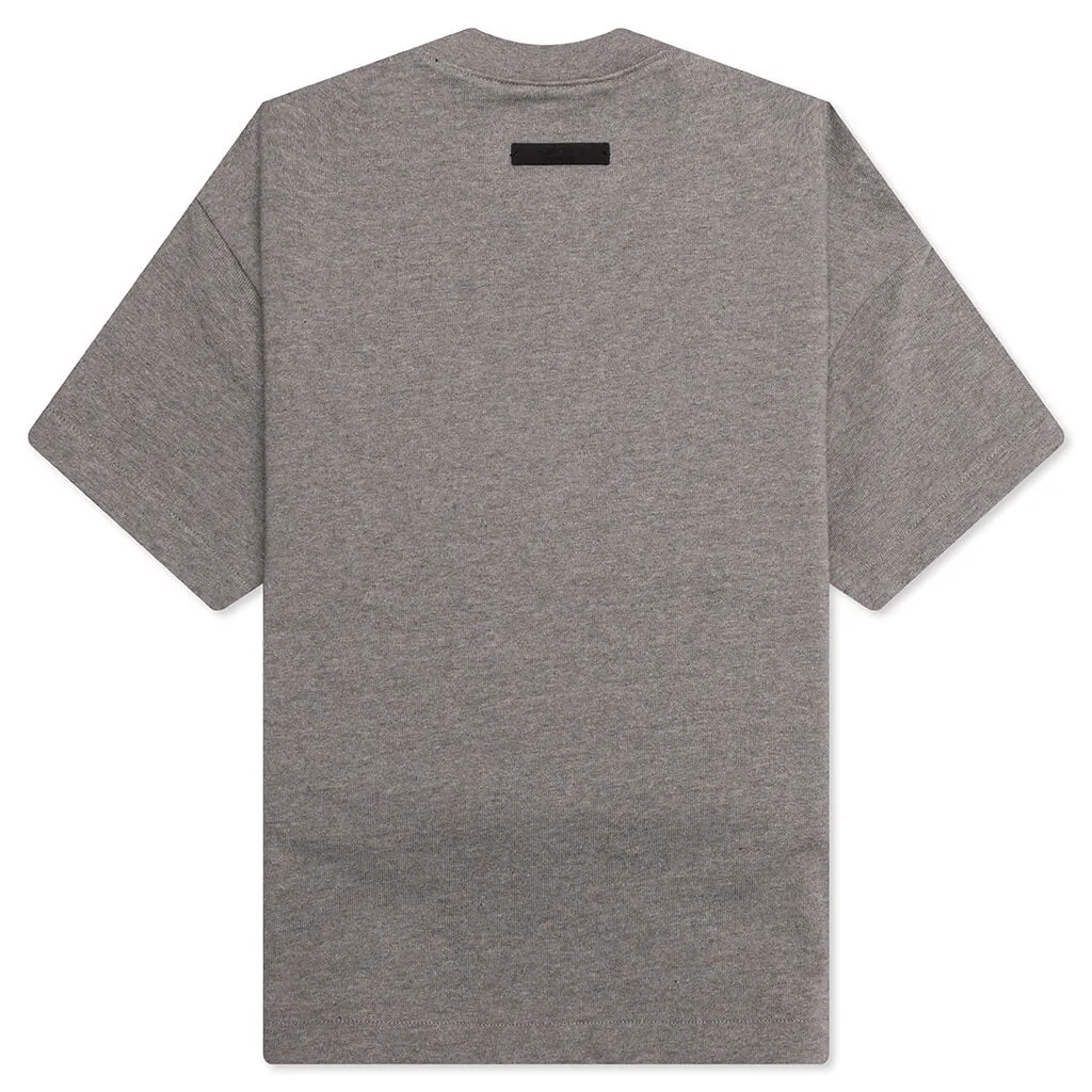 Kid's Heavy Crewneck Tee - Heather Gray
