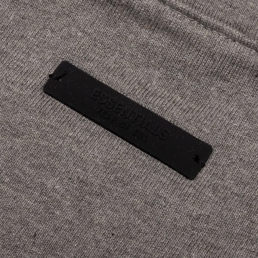 Kid's Heavy Crewneck Tee - Heather Gray