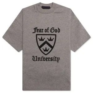 Kid's Heavy Crewneck Tee - Heather Gray