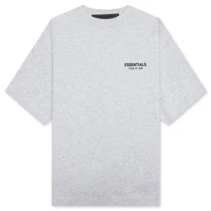Kid's Jersey Crewneck Tee - Light Heather Gray