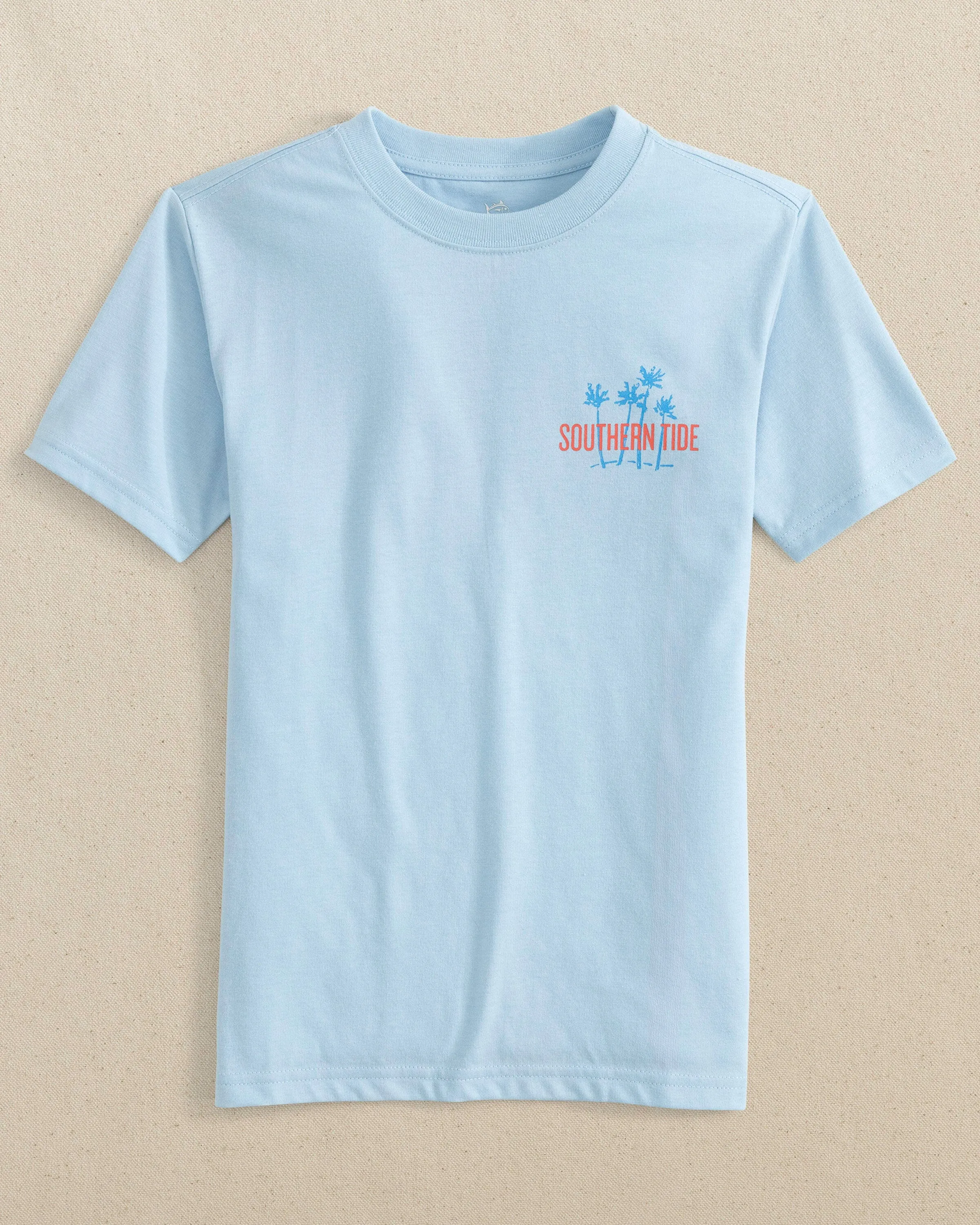 Kids Sunset Palms Short Sleeve T-Shirt