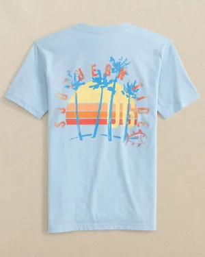 Kids Sunset Palms Short Sleeve T-Shirt