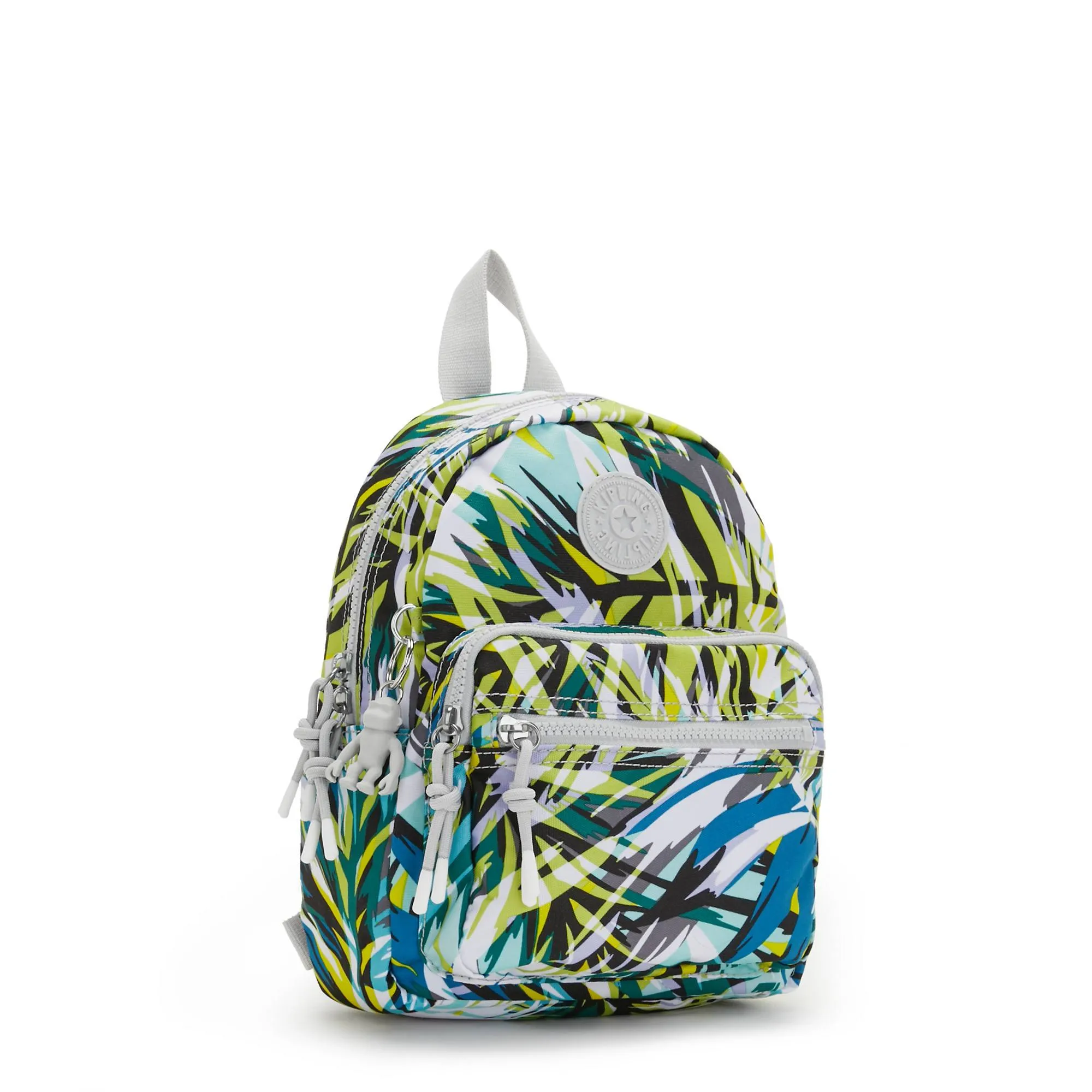 Kipling Farrah Small Printed Backpack - Bright Palm MJ