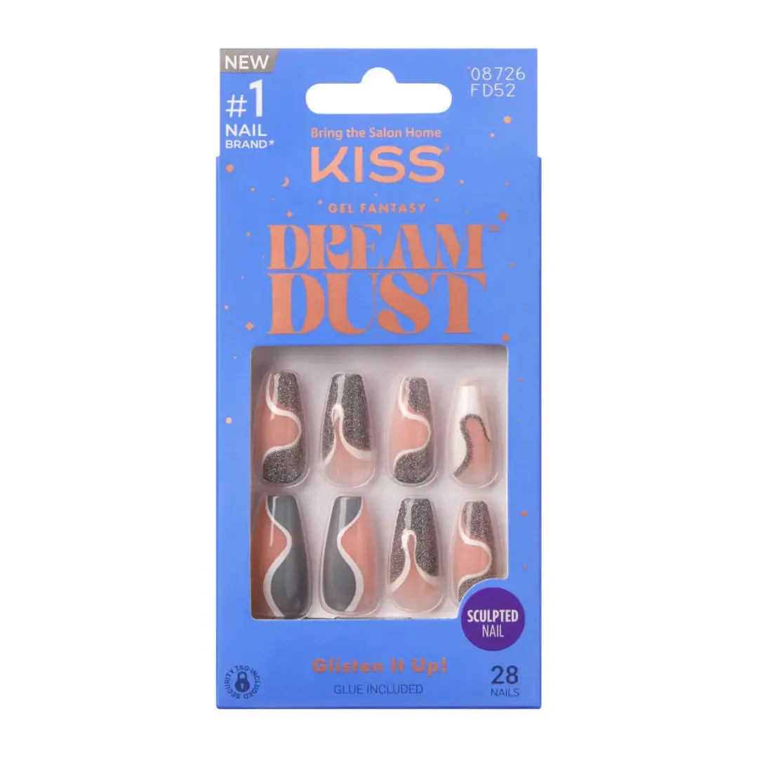 Kiss Gel Fantasy Dreamdust Nails - Next Level