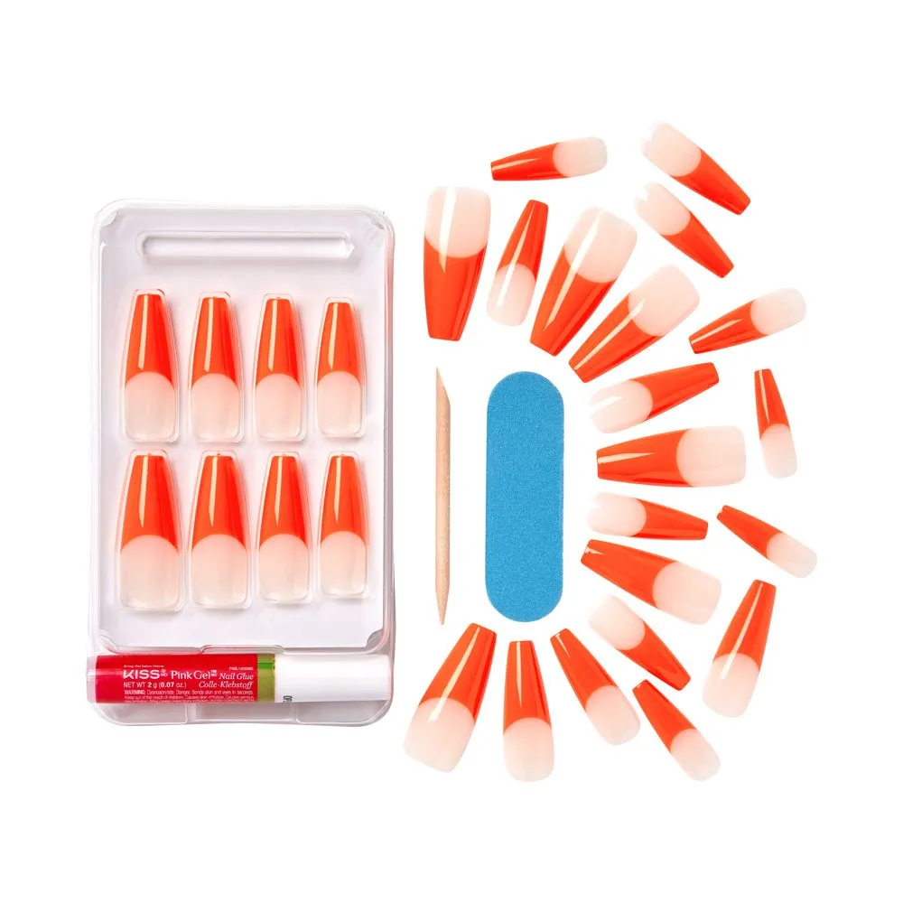 Kiss Salon Acrylic French Color - Bright Orange