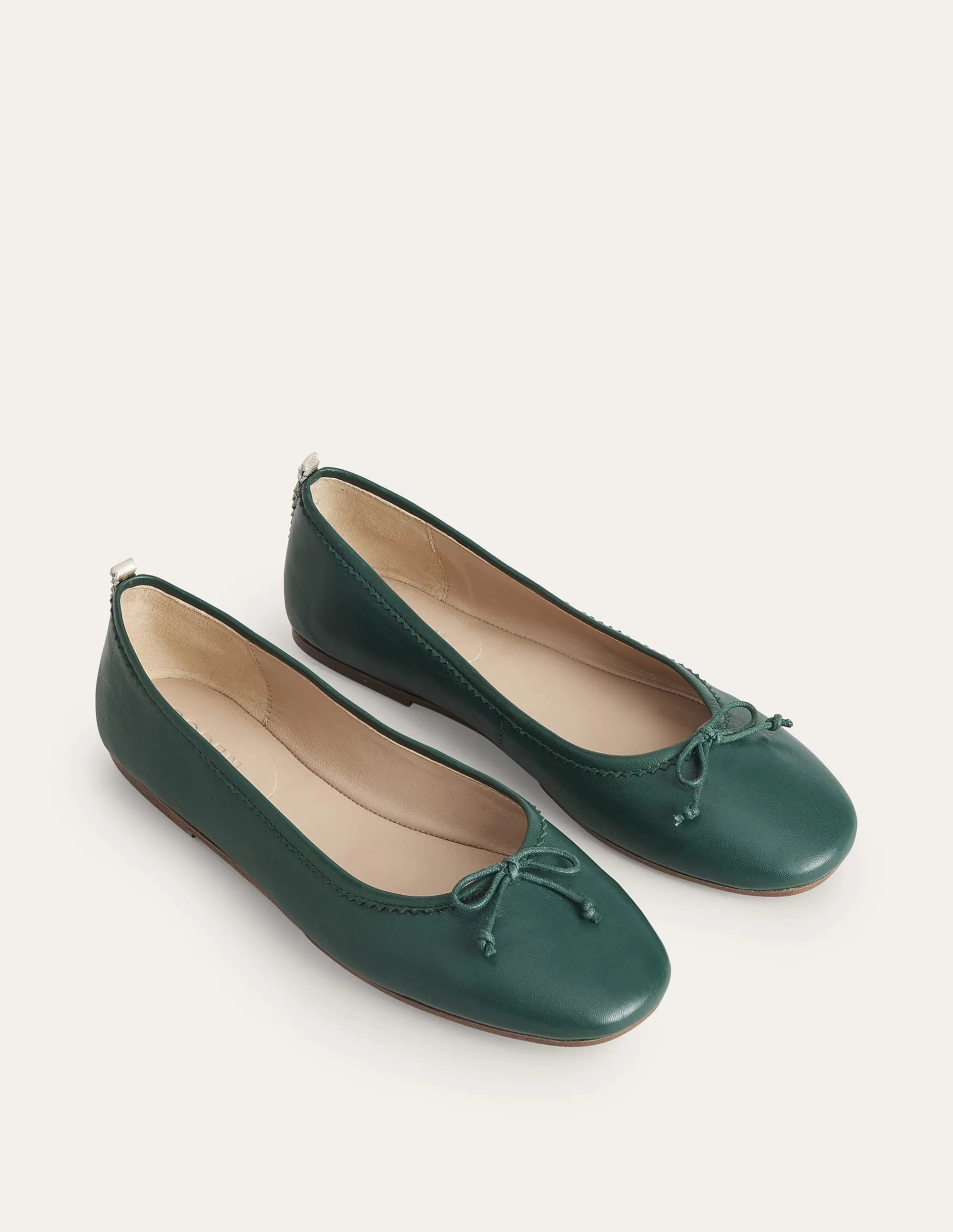 Kitty Flexi Sole Ballet Pumps-Emerald Night