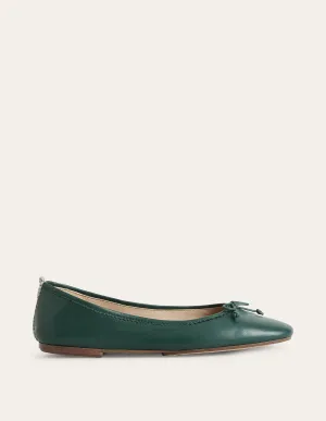 Kitty Flexi Sole Ballet Pumps-Emerald Night
