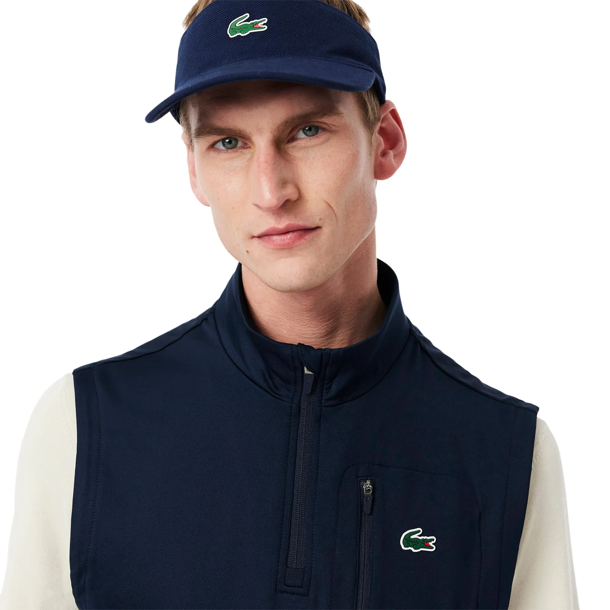 Lacoste 1/4 Zip Layering Golf Vest