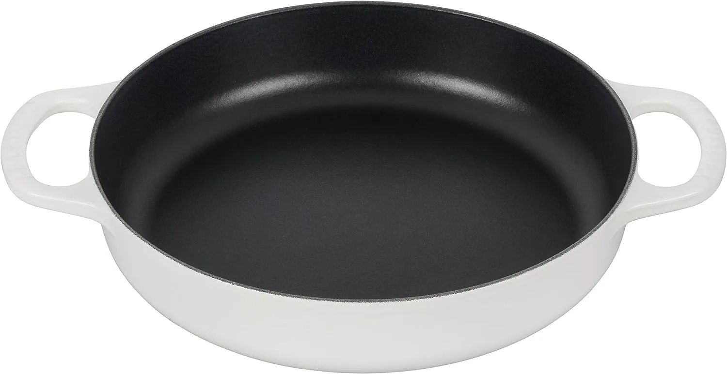 Le Creuset 11" Enameled Cast Iron Everyday Pan - White