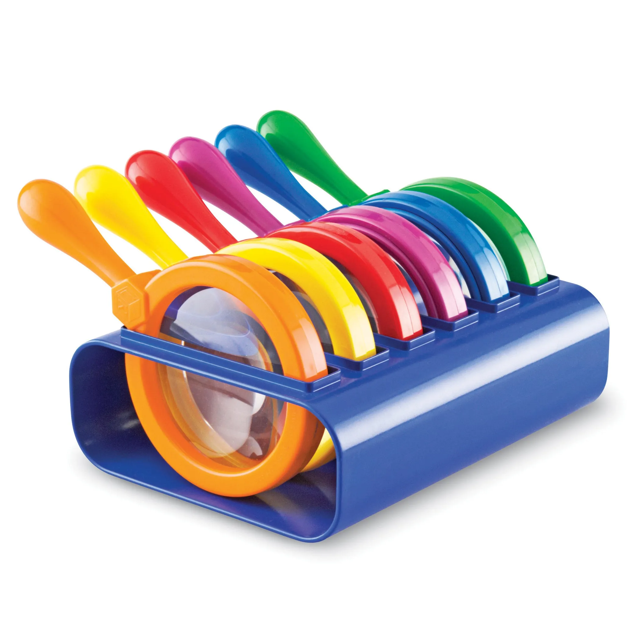 Learning Resources Jumbo Magnifiers Science Kit - Colorful Set of 6