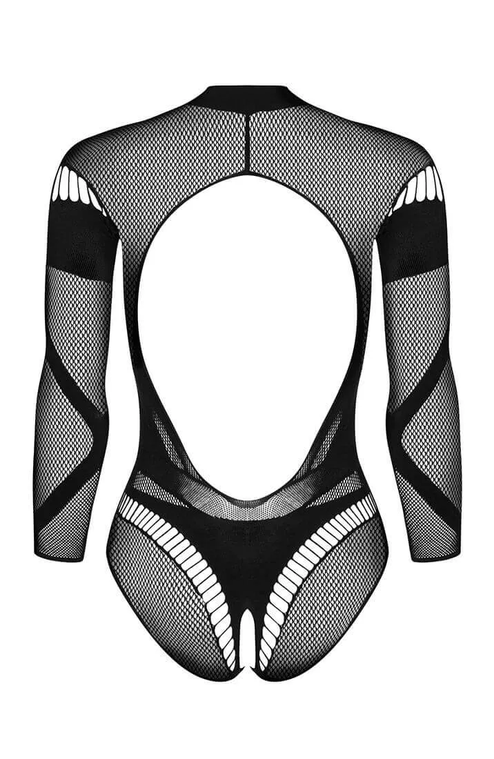 Long sleeve crotchless bodysuit - Suit Up!